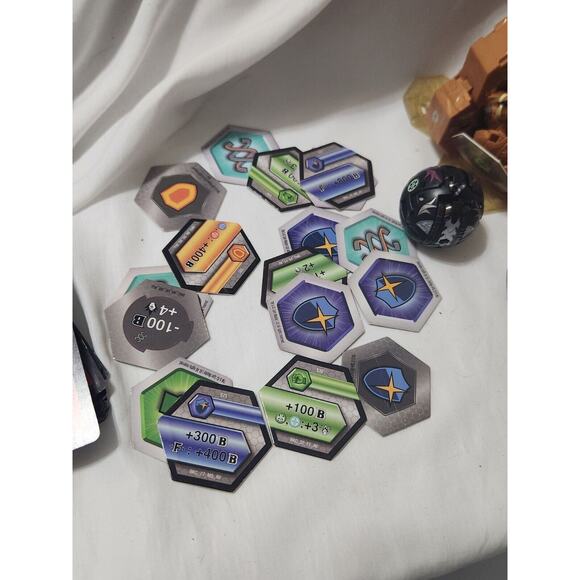 Bakugan Lot 25+ Pieces Battle Brawlers Cards Game Parts - Picture 5 of 16
